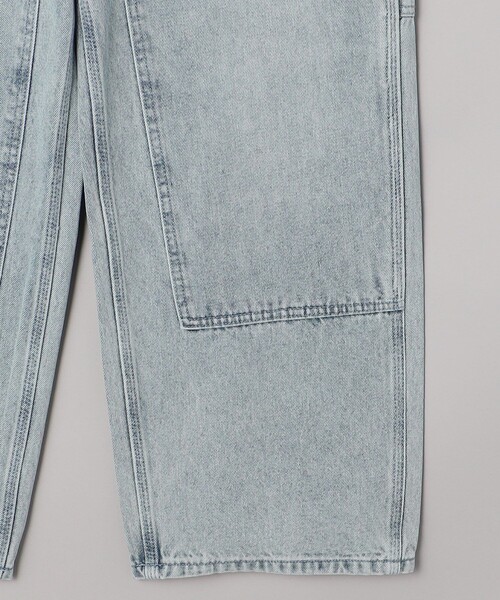 FREAK'S STORE（フリークスストア）の「FREAK’S STORE/フリークスストア ストレートシルエット ワイド ダブルニーデニム（デニムパンツ・メンズ・ブラック/ネイビー/サックスブルー・SMALL/MEDIUM/LARGE）」の8枚目の写真