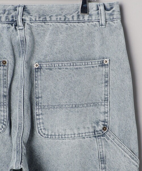 FREAK'S STORE（フリークスストア）の「FREAK’S STORE/フリークスストア ストレートシルエット ワイド ダブルニーデニム（デニムパンツ・メンズ・ブラック/ネイビー/サックスブルー・SMALL/MEDIUM/LARGE）」の10枚目の写真