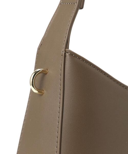 NATURAL BEAUTY BASIC（ナチュラルビューティーベーシック）の「◇リネアワンショルダー（ショルダーバッグ・レディース・ブラック/ワイン/ブラウン・ﾌﾘ-）」の9枚目の写真