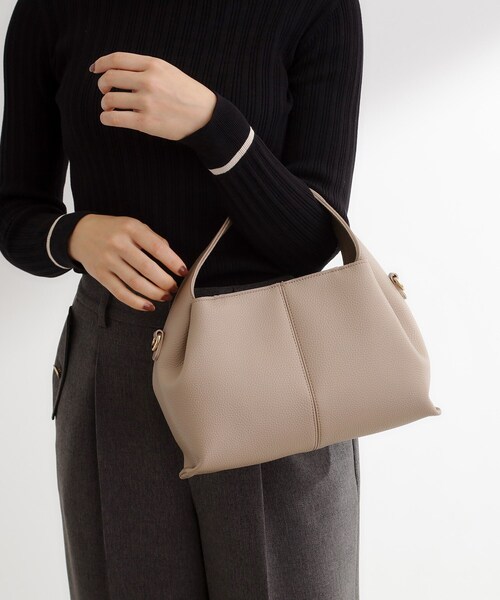 grove（グローブ）の「タック2WAYワンショルダーバッグ（ショルダーバッグ・レディース・シルバー系その他/ブラック/ナチュラル・00）」の3枚目の写真