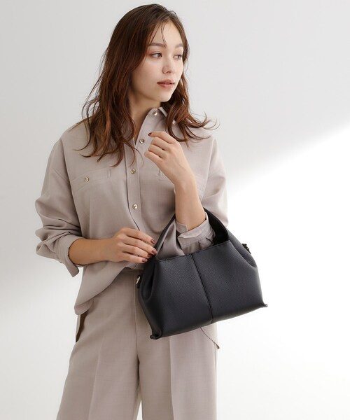 grove（グローブ）の「タック2WAYワンショルダーバッグ（ショルダーバッグ・レディース・シルバー系その他/ブラック/ナチュラル・00）」の21枚目の写真