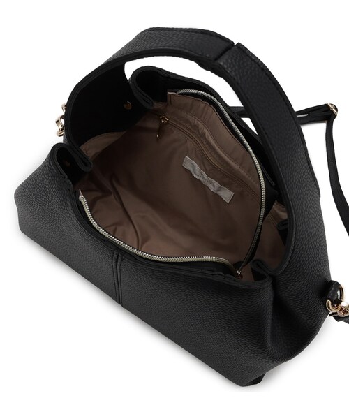 grove（グローブ）の「タック2WAYワンショルダーバッグ（ショルダーバッグ・レディース・シルバー系その他/ブラック/ナチュラル・00）」の19枚目の写真