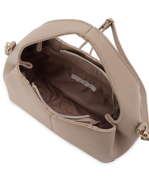 grove（グローブ）の「タック2WAYワンショルダーバッグ（ショルダーバッグ・レディース・シルバー系その他/ブラック/ナチュラル・00）」の5枚目の写真