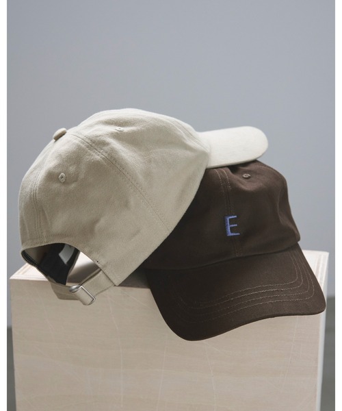 anuke(アンヌーク)の「Cotton Logo Cap(キャップ・レディース・ベージュ/ブラウン・FREE)」の9枚目の写真