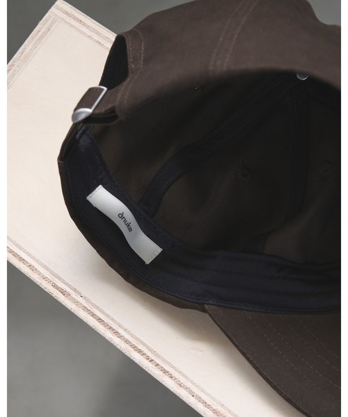 anuke(アンヌーク)の「Cotton Logo Cap(キャップ・レディース・ベージュ/ブラウン・FREE)」の13枚目の写真