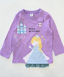 CHEEK ROOM（チークルーム）の「CHEEK ROOM/チークルーム 雪のお姫様　ロングＴシャツ（Tシャツ/カットソー）」