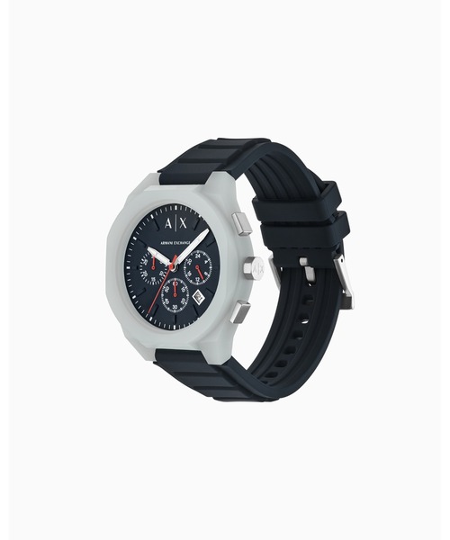 ARMANI EXCHANGE(アルマーニエクスチェンジ)の「【A|X アルマーニ エクスチェンジ】シリコンベルトウォッチ(尾錠)RAFAEL_AX4172(アナログ腕時計・メンズ・その他1・FREE)」の2枚目の写真
