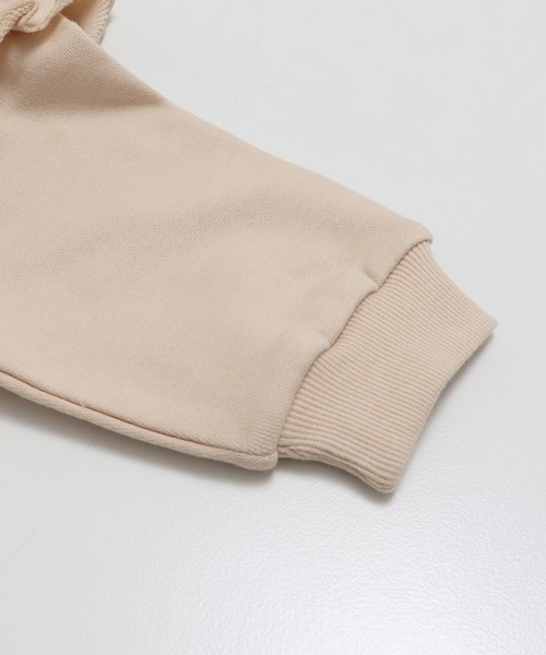 JAM & LINK（ジャムアンドリンク）の「パール付き フリル裏毛トレーナー（スウェット・キッズ・クリーム/チャコールグレー/ラベンダー・100/120/110/160/150/140/130）」の15枚目の写真