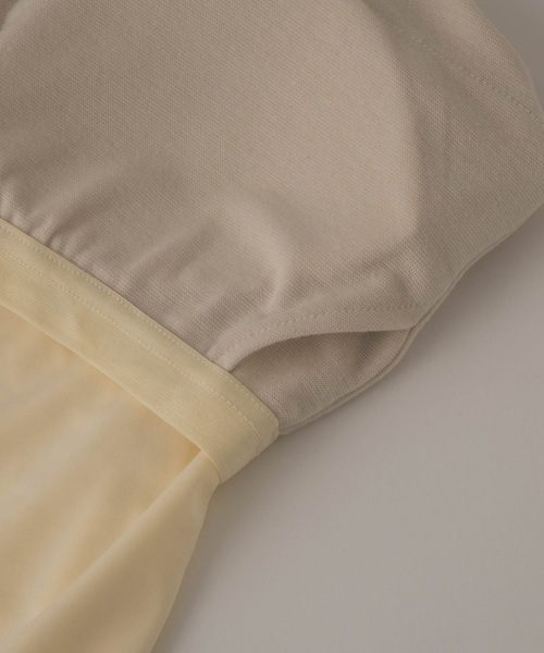 muku（ムク）の「VELOUR CAMISOLE/in bra（キャミソール・レディース・アイボリー/ブラウン/ブラック・FREE）」の6枚目の写真