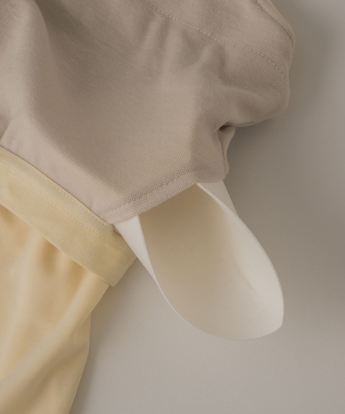 muku（ムク）の「VELOUR CAMISOLE/in bra（キャミソール・レディース・アイボリー/ブラウン/ブラック・FREE）」の8枚目の写真