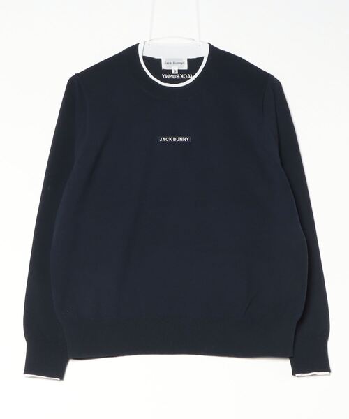 ALPEN / SPORTS DEPO SELECT（アルペンスポーツデポセレクト）の「ジャックバニー  16G クルーネックニット（ニット/セーター・レディース・ベージュ/ネイビー/ホワイト・M/L/S）」の3枚目の写真