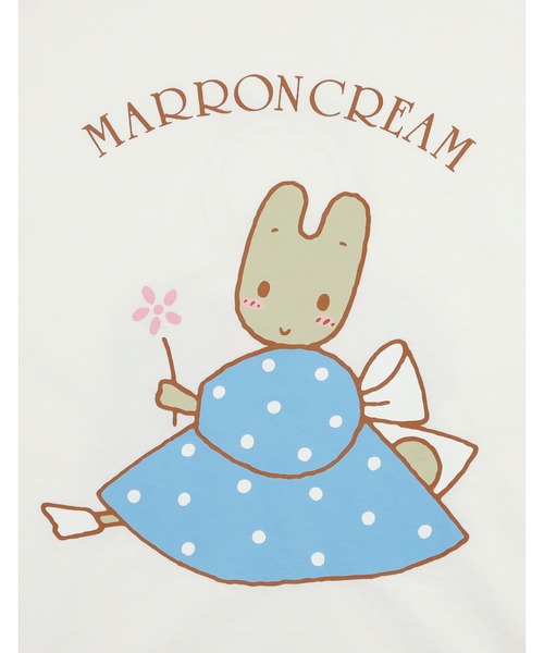 Little sunny bite（リトルサニーバイト）の「MARRONCREAM x little sunny bite long tee（Tシャツ/カットソー・レディース・ホワイト/ブラック/ブルー・SMALL/MEDIUM）」の11枚目の写真