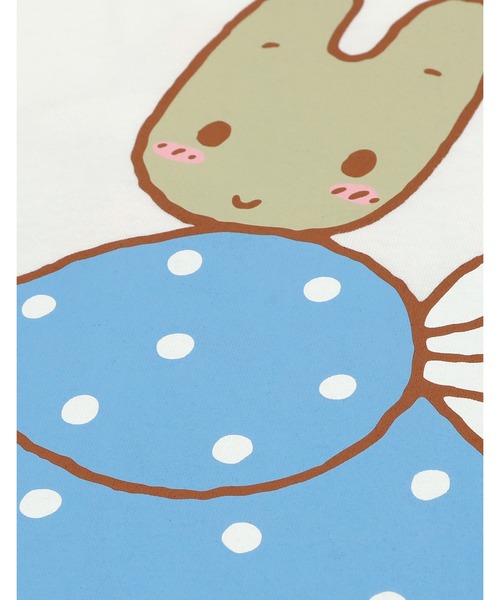 Little sunny bite（リトルサニーバイト）の「MARRONCREAM x little sunny bite long tee（Tシャツ/カットソー・レディース・ホワイト/ブラック/ブルー・SMALL/MEDIUM）」の12枚目の写真