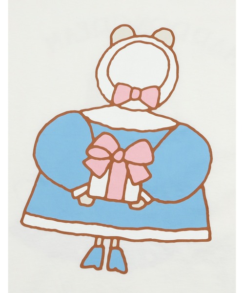 Little sunny bite（リトルサニーバイト）の「MARRONCREAM x little sunny bite long tee（Tシャツ/カットソー・レディース・ホワイト/ブラック/ブルー・SMALL/MEDIUM）」の18枚目の写真