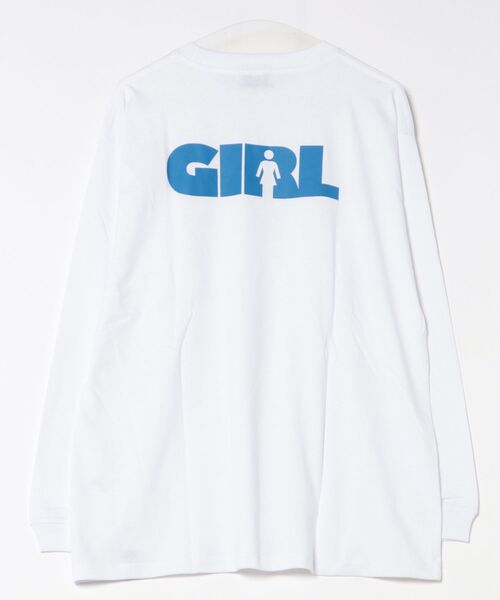 girl（ガール）の「GIRL/ガール ADVERTYPE LS TEE  ロンT GR25FTM02（Tシャツ/カットソー・メンズ・モスグリーン/ブラック/ホワイト・XL/L/M）」の18枚目の写真