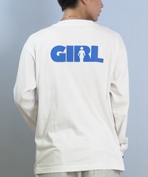girl | GIRL/ガール ADVERTYPE LS TEE  ロンT GR25FTM02(Tシャツ/カットソー)