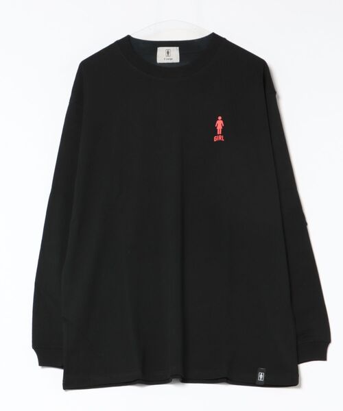 girl（ガール）の「GIRL/ガール ADVERTYPE LS TEE  ロンT GR25FTM02（Tシャツ/カットソー・メンズ・モスグリーン/ブラック/ホワイト・XL/L/M）」の20枚目の写真