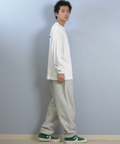 girl（ガール）の「GIRL/ガール ADVERTYPE LS TEE  ロンT GR25FTM02（Tシャツ/カットソー・メンズ・モスグリーン/ブラック/ホワイト・XL/L/M）」の9枚目の写真