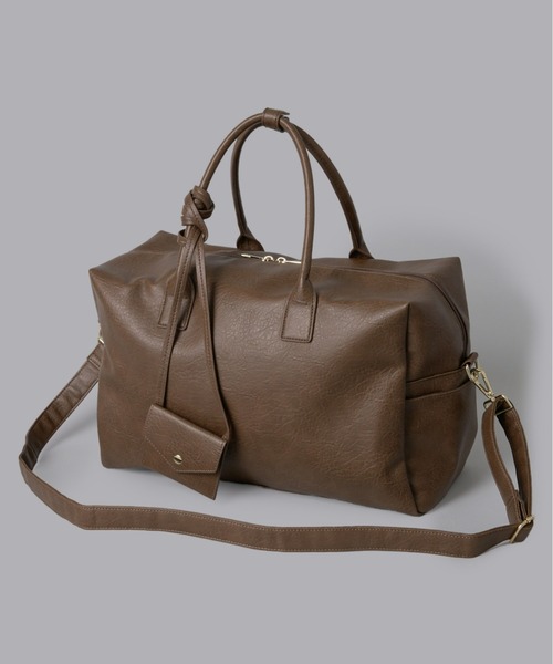 Olu.（オルドット）の「【うるちん☆こみ×Olu.】トラベルボストンバッグ（ボストンバッグ・レディース・ブラウン/ブラック・FREE）」の13枚目の写真