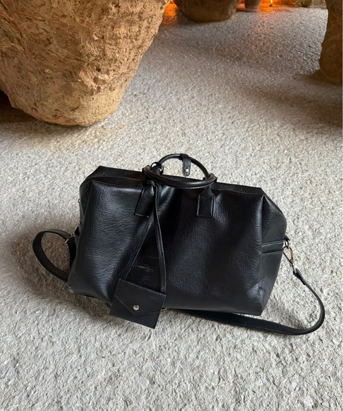 Olu.（オルドット）の「【うるちん☆こみ×Olu.】トラベルボストンバッグ（ボストンバッグ・レディース・ブラウン/ブラック・FREE）」の9枚目の写真