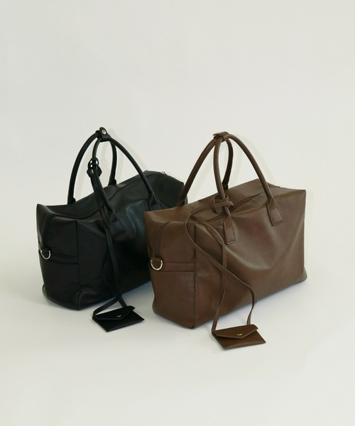 Olu.（オルドット）の「【うるちん☆こみ×Olu.】トラベルボストンバッグ（ボストンバッグ・レディース・ブラウン/ブラック・FREE）」の11枚目の写真