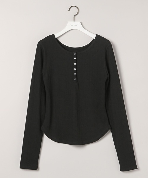 mysty woman(ミスティウーマン)の「2WAYテレコカットソー 577088(Tシャツ/カットソー・レディース・オフホワイト/ブラウン/ブラック・FREE)」の20枚目の写真