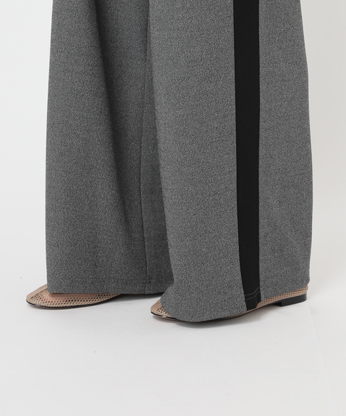 JOURNAL STANDARD relume（ジャーナルスタンダード　レリューム）の「《WEB限定追加》カットジャージーラインパンツ（その他パンツ・レディース・ブラウン・FREE）」の18枚目の写真