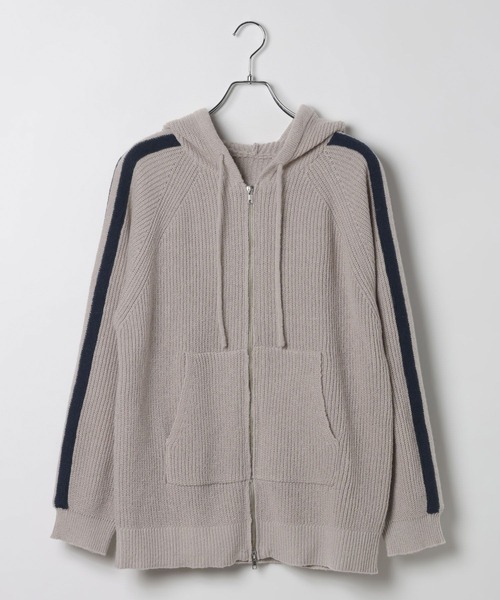 PAGEBOY(ページボーイ)の「MUSEラインZIPパーカーニット / フーディ 【ZOZO限定アイテム】(ニット/セーター・レディース・グレー/ブラック/レッド・FREE)」の13枚目の写真