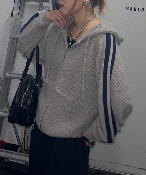 MUSEラインZIPパーカーニット / フーディ 【ZOZO限定アイテム