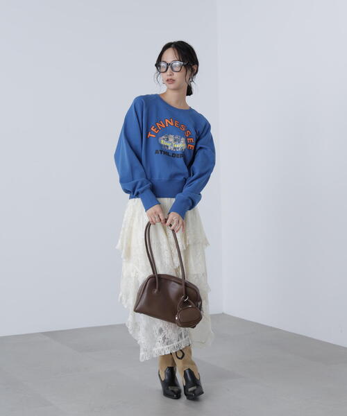 FREE'S MART（フリーズマート）の「◆〈フリーズマート別注〉テネシーリバースウェット（スウェット・レディース・ホワイト系その他/ブルー・FREE）」の13枚目の写真