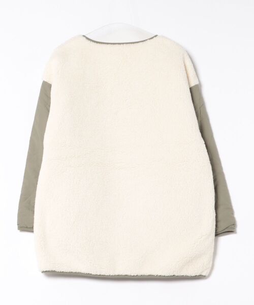 ROXY（ロキシー）の「ROXY/ロキシー ボアジャケット リバーシブル RJK254619M（その他アウター・レディース・カーキ/ブラック・M/L）」の3枚目の写真