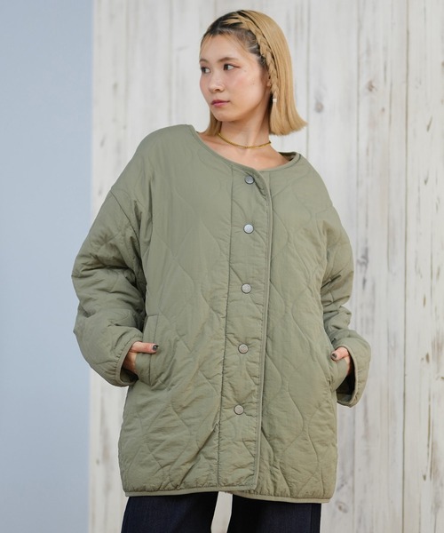 ROXY（ロキシー）の「ROXY/ロキシー ボアジャケット リバーシブル RJK254619M（その他アウター・レディース・カーキ/ブラック・M/L）」の12枚目の写真