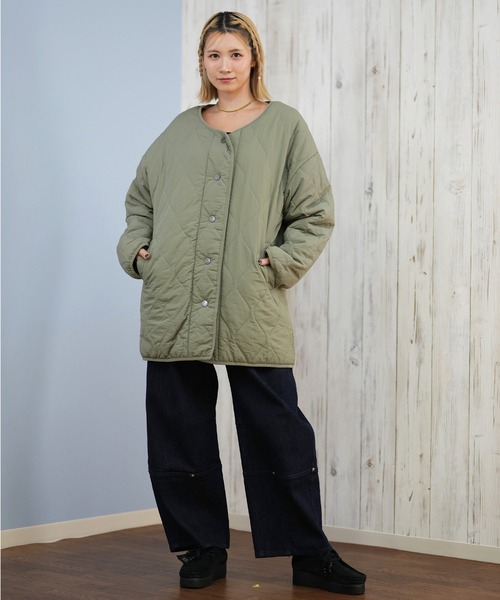 ROXY（ロキシー）の「ROXY/ロキシー ボアジャケット リバーシブル RJK254619M（その他アウター・レディース・カーキ/ブラック・M/L）」の11枚目の写真
