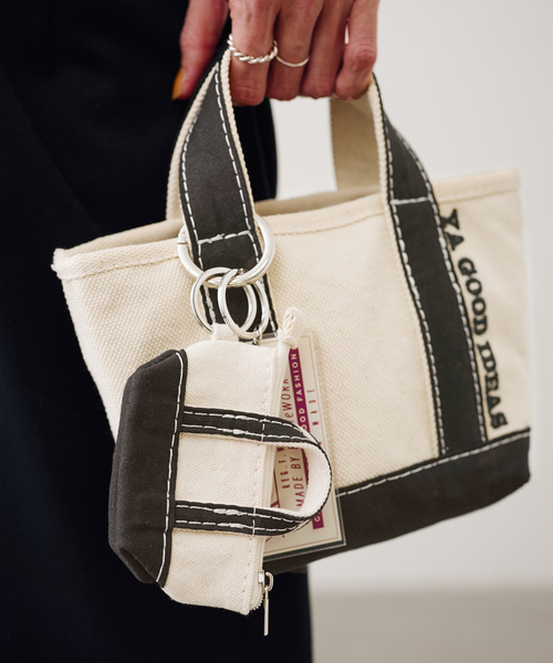 FRAMeWORK(フレームワーク)の「≪追加≫YA GOOD IDEAS BIG&MINI TOTE POACH XS 2(トートバッグ・レディース・ブラック/ブラウン/ボルドー・FREE)」の9枚目の写真