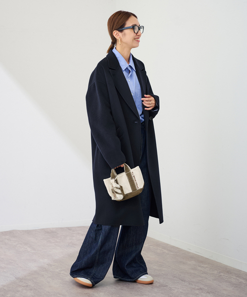 FRAMeWORK(フレームワーク)の「≪追加≫YA GOOD IDEAS BIG&MINI TOTE POACH XS 2(トートバッグ・レディース・ブラック/ブラウン/ボルドー・FREE)」の12枚目の写真
