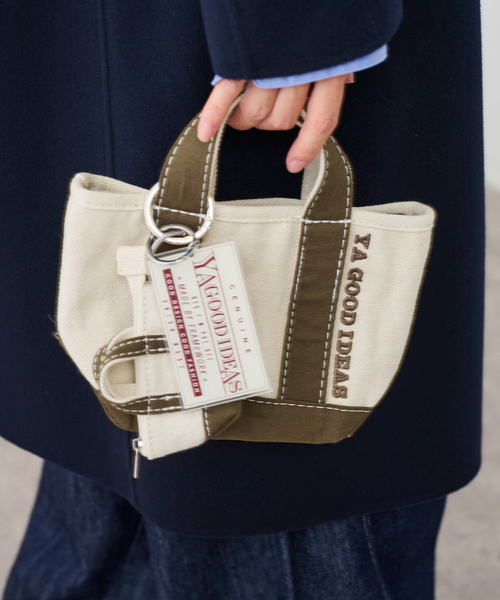 FRAMeWORK(フレームワーク)の「≪追加≫YA GOOD IDEAS BIG&MINI TOTE POACH XS 2(トートバッグ・レディース・ブラック/ブラウン/ボルドー・FREE)」の13枚目の写真
