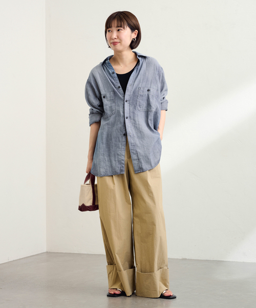 FRAMeWORK(フレームワーク)の「≪追加≫YA GOOD IDEAS BIG&MINI TOTE POACH XS 2(トートバッグ・レディース・ブラック/ブラウン/ボルドー・FREE)」の14枚目の写真