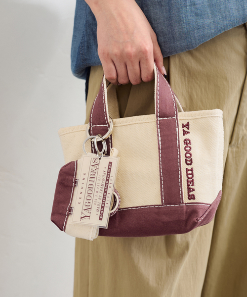 FRAMeWORK(フレームワーク)の「≪追加≫YA GOOD IDEAS BIG&MINI TOTE POACH XS 2(トートバッグ・レディース・ブラック/ブラウン/ボルドー・FREE)」の16枚目の写真