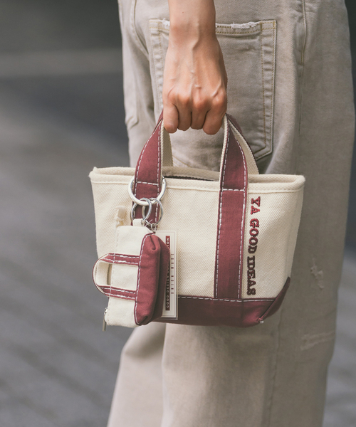 FRAMeWORK(フレームワーク)の「≪追加≫YA GOOD IDEAS BIG&MINI TOTE POACH XS 2(トートバッグ・レディース・ブラック/ブラウン/ボルドー・FREE)」の20枚目の写真