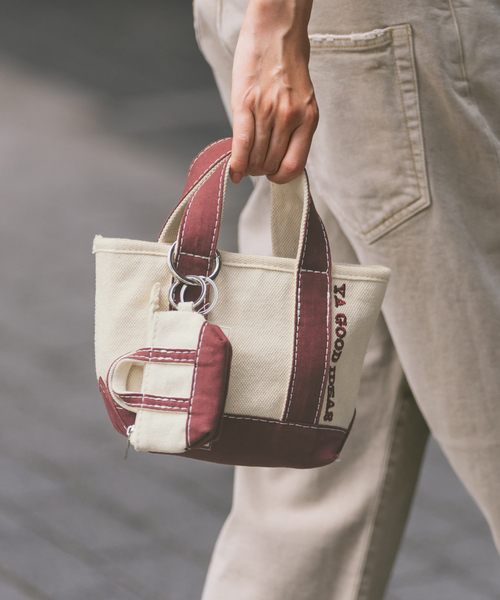 FRAMeWORK(フレームワーク)の「≪追加≫YA GOOD IDEAS BIG&MINI TOTE POACH XS 2(トートバッグ・レディース・ブラック/ブラウン/ボルドー・FREE)」の21枚目の写真