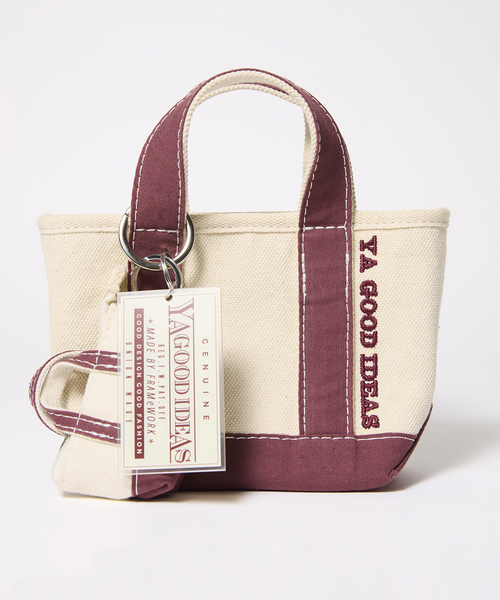 FRAMeWORK(フレームワーク)の「≪追加≫YA GOOD IDEAS BIG&MINI TOTE POACH XS 2(トートバッグ・レディース・ブラック/ブラウン/ボルドー・FREE)」の22枚目の写真