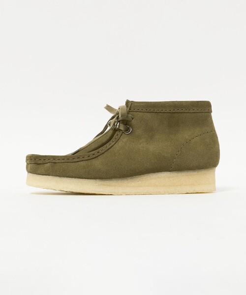 Clarks Originals（クラークスオリジナルズ）の「＜Clarks Originals＞スエード ワラビー ブーツ（ブーツ・レディース・オリーブ・5/4/6）」の4枚目の写真