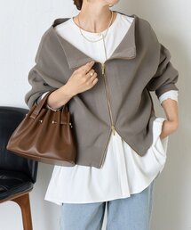 Jena espace merveilleux | 【WEB限定】【さわゆい企画】ダブルジップニット(ニット/セーター)