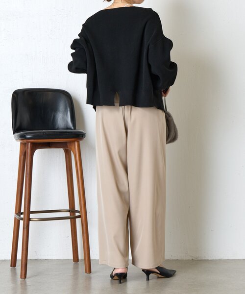 Jena espace merveilleux（ジェナ　エスパスメルヴェイユ）の「《さわゆい企画》【WEB限定】ダブルジップニット（ニット/セーター・レディース・モカ/ブラック・FREE）」の10枚目の写真