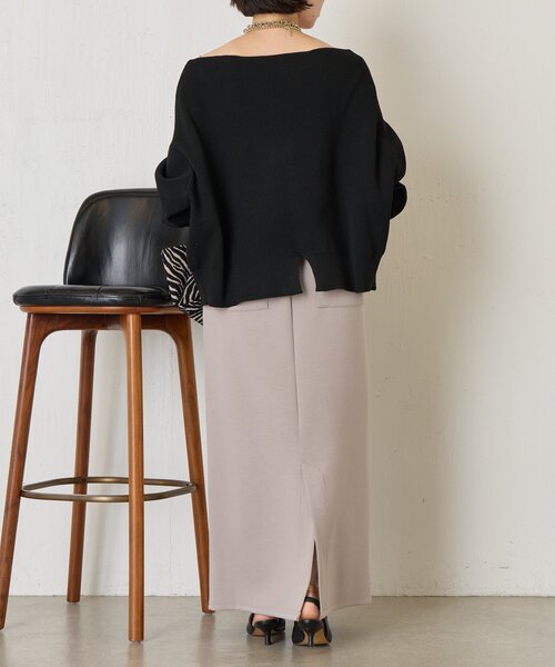 Jena espace merveilleux（ジェナ　エスパスメルヴェイユ）の「《さわゆい企画》【WEB限定】ダブルジップニット（ニット/セーター・レディース・モカ/ブラック・FREE）」の17枚目の写真