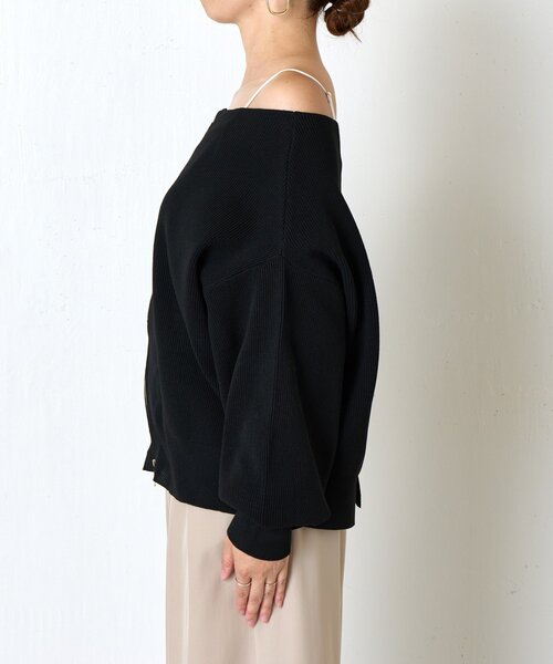 Jena espace merveilleux（ジェナ　エスパスメルヴェイユ）の「《さわゆい企画》【WEB限定】ダブルジップニット（ニット/セーター・レディース・モカ/ブラック・FREE）」の21枚目の写真