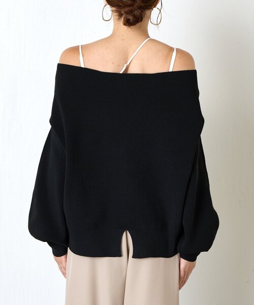 Jena espace merveilleux（ジェナ　エスパスメルヴェイユ）の「《さわゆい企画》【WEB限定】ダブルジップニット（ニット/セーター・レディース・モカ/ブラック・FREE）」の22枚目の写真