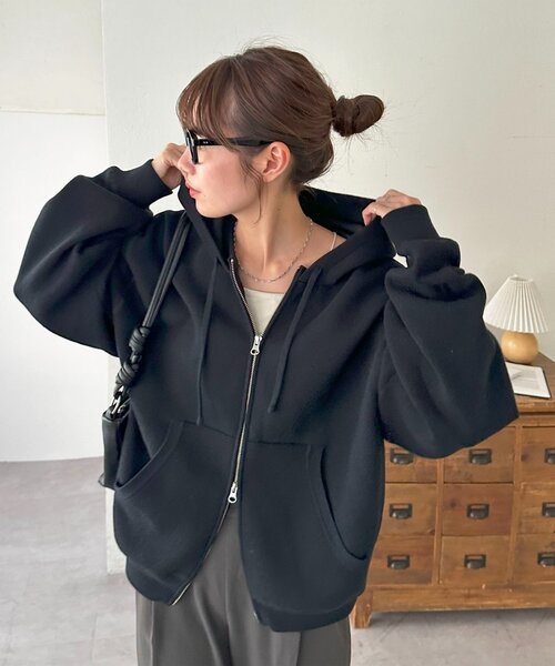 ユニセックス】スウェットライクニットパーカー（パーカー）｜DISCOAT