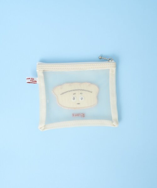 BIRTHDAY BAR（バースデイバー）の「YUM YUM FRIENDS メッシュミニフラットポーチ（ポーチ・レディース・ピンク/ライトグレー/ブルー・0）」の6枚目の写真