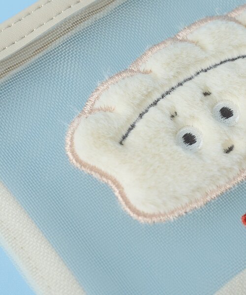 BIRTHDAY BAR（バースデイバー）の「YUM YUM FRIENDS メッシュミニフラットポーチ（ポーチ・レディース・ピンク/ライトグレー/ブルー・0）」の8枚目の写真